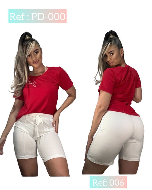 Capri Mujer en Tela Burda